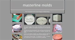 Desktop Screenshot of masterlinemolds.com